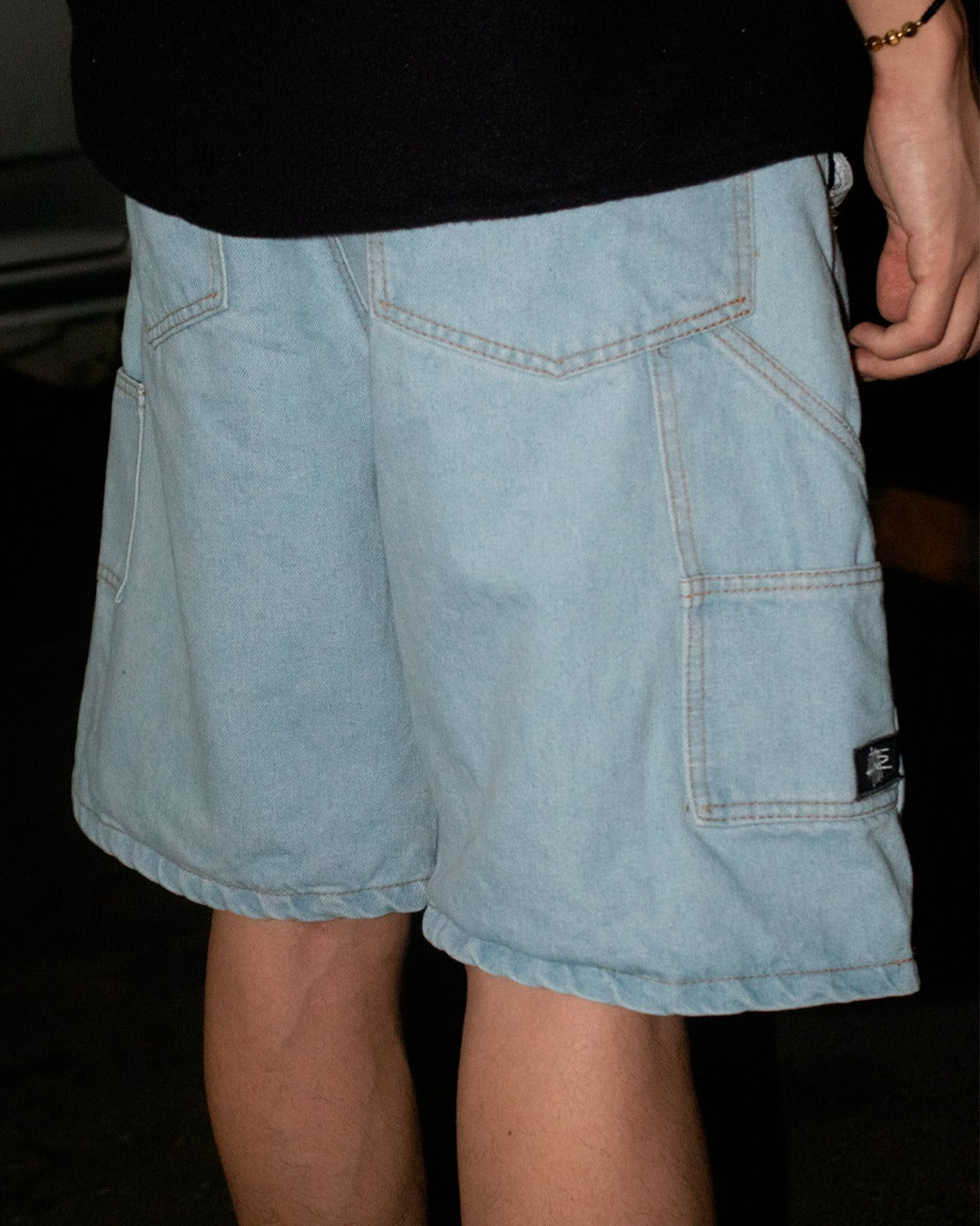 Unisex Carpenter Shorts Light Blue