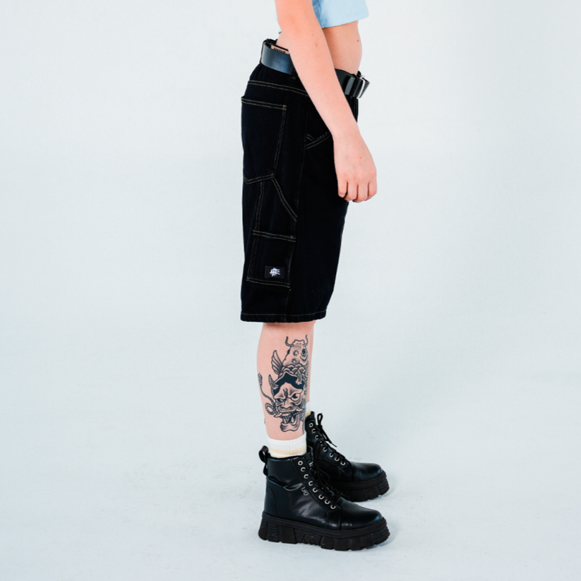 Unisex Carpenter Shorts Black