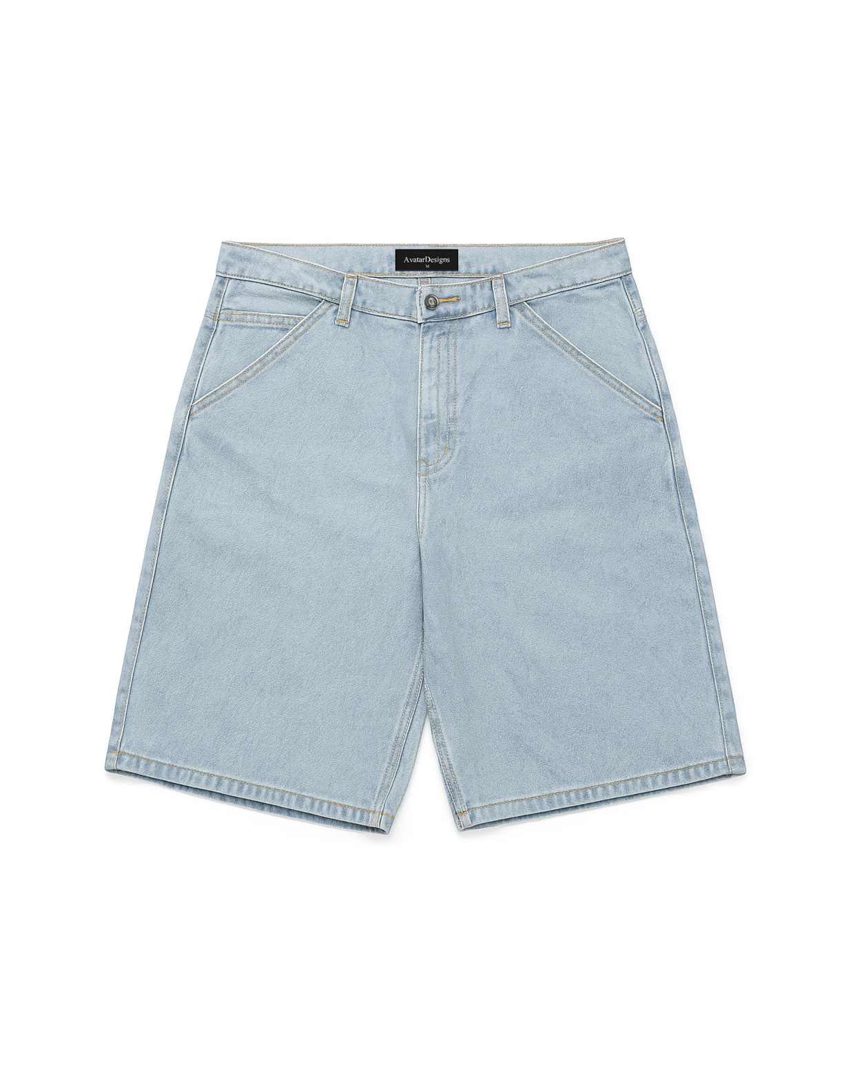 Unisex Carpenter Shorts Light Blue