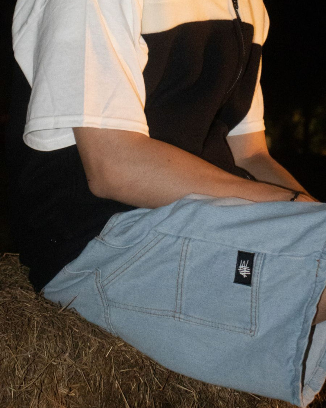 Unisex Carpenter Shorts Light Blue