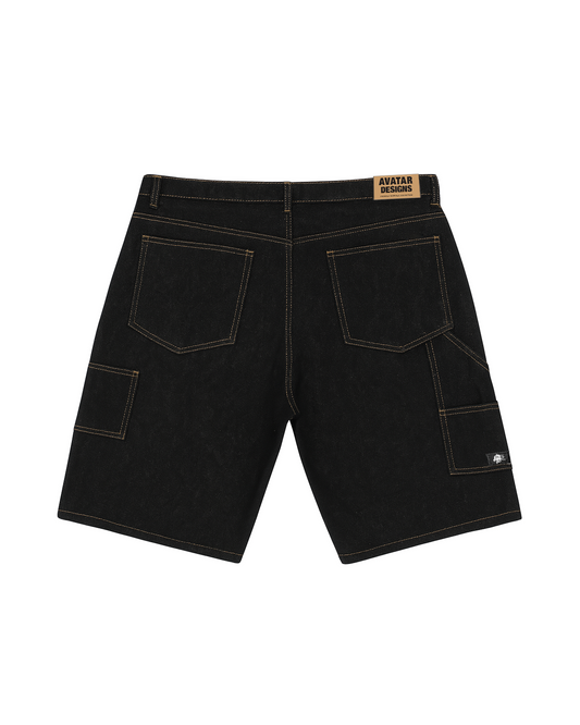 Unisex Carpenter Shorts Black