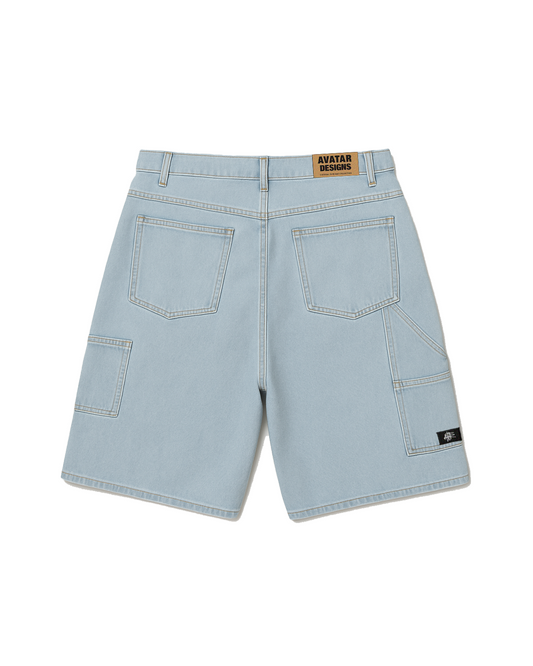 Unisex Carpenter Shorts Light Blue